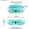 imageSquishmallows 20Inch Wendy Frog Pet Bed  Small Ultrasoft Official Squishmallows Plush Pet BedAqua Koala