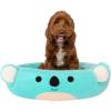 imageSquishmallows 20Inch Wendy Frog Pet Bed  Small Ultrasoft Official Squishmallows Plush Pet BedAqua Koala