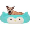 imageSquishmallows 20Inch Wendy Frog Pet Bed  Small Ultrasoft Official Squishmallows Plush Pet BedAqua Owl
