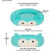 imageSquishmallows 20Inch Wendy Frog Pet Bed  Small Ultrasoft Official Squishmallows Plush Pet BedAqua Owl