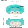 imageSquishmallows 20Inch Wendy Frog Pet Bed  Small Ultrasoft Official Squishmallows Plush Pet BedAqua Owl
