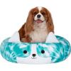 imageSquishmallows 20Inch Wendy Frog Pet Bed  Small Ultrasoft Official Squishmallows Plush Pet BedBlue  White Corgi