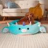 imageSquishmallows 20Inch Wendy Frog Pet Bed  Small Ultrasoft Official Squishmallows Plush Pet BedBlue Dragon