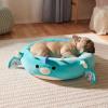 imageSquishmallows 20Inch Wendy Frog Pet Bed  Small Ultrasoft Official Squishmallows Plush Pet BedBlue Dragon