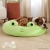 imageSquishmallows 20Inch Wendy Frog Pet Bed  Small Ultrasoft Official Squishmallows Plush Pet BedGreen Frog