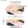 imageSquishmallows 20Inch Wendy Frog Pet Bed  Small Ultrasoft Official Squishmallows Plush Pet BedPink Cow