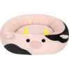 imageSquishmallows 20Inch Wendy Frog Pet Bed  Small Ultrasoft Official Squishmallows Plush Pet BedPink Cow