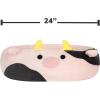 imageSquishmallows 20Inch Wendy Frog Pet Bed  Small Ultrasoft Official Squishmallows Plush Pet BedPink Cow