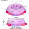 imageSquishmallows 20Inch Wendy Frog Pet Bed  Small Ultrasoft Official Squishmallows Plush Pet BedPink Octopus
