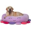 imageSquishmallows 20Inch Wendy Frog Pet Bed  Small Ultrasoft Official Squishmallows Plush Pet BedPink Octopus