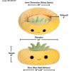 imageSquishmallows 20Inch Wendy Frog Pet Bed  Small Ultrasoft Official Squishmallows Plush Pet BedYellow Pineapple