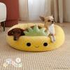 imageSquishmallows 20Inch Wendy Frog Pet Bed  Small Ultrasoft Official Squishmallows Plush Pet BedYellow Pineapple