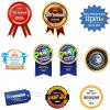 imageSquishmallows Original 35Inch 2Pack Emery Latte and Deja Donut Dog Toys  Small Ultrasoft Official Plush Pet Toy
