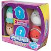 imageSquishville Mystery MiniSquishmallows Plush  Wildlife Squad  Six 2Inch Characters  Includes Michaela and Kiki Plus Four Mystery Figures  Irresistibly Soft Colorful PlushBlue  Orange  White