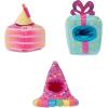 imageSquishville by Original Squishmallows Birthday Bash Set  Six Exclusive 2inch Squishmallows Plush Four Costumes and Accessories and a PopUp Play Display  Toys for Kids