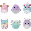 imageSquishville by Original Squishmallows Birthday Bash Set  Six Exclusive 2inch Squishmallows Plush Four Costumes and Accessories and a PopUp Play Display  Toys for Kids