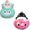 imageSquishville by Original Squishmallows Kai in Boat ampamp Elda in Carriage  Two 2 MiniSquishmallow Orca Whale and Pink Ostrich Plush Plush Boat and Carriage Vehicles  AMAZON EXCLUSIVECharacters Cute