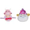 imageSquishville by Original Squishmallows Kai in Boat ampamp Elda in Carriage  Two 2 MiniSquishmallow Orca Whale and Pink Ostrich Plush Plush Boat and Carriage Vehicles  AMAZON EXCLUSIVEMaribel and Willow