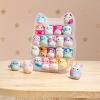 imageSquishville by Original Squishmallows Play and Display Storage  Four 2Inch Plush Included  Big Foot Axolotl Parrot Chameleon  Hang or Stand Display Case  Amazon Exclusive