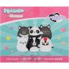 imageSquishville by Original Squishmallows Purple Pals Squad Plush  Six 2Inch Squishmallows Plush Including Bashira Mollie Carlota Patrick Rida and Jazzy  Toys for KidsBlack and White