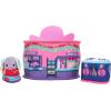 imageSquishville by Original Squishmallows Rock and Roller Disco Playset  Includes 2Inch Danya The Bunny Plush Roller Skates DJ Booth and Skating Rink Playscene  Toys for Kids
