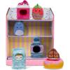 imageSquishville by Original Squishmallows Snack Machine Accessory Pack  Four 2inch Squishmallows Plush Including Bluby Kaoko Scarlett and Paulton and Four Plush Costumes  Toys for Kids