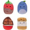 imageSquishville by Original Squishmallows Snack Machine Accessory Pack  Four 2inch Squishmallows Plush Including Bluby Kaoko Scarlett and Paulton and Four Plush Costumes  Toys for Kids