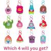 imageSquishville by Original Squishmallows Style ampamp Play Clips  4 Pack Mystery Bundle  ClipOn and Link Together  12 Possibilities Chosen at Random