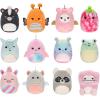 imageSquishville by Original Squishmallows Style ampamp Play Clips  4 Pack Mystery Bundle  ClipOn and Link Together  12 Possibilities Chosen at Random