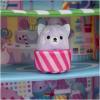 imageSquishville by Original Squishmallows Sweet Shop  Playset with 2Inch Priya The Purple Panda Treszure The Teal Cat ampamp Bistro Table and Chair  Toys for KidsSweet Shop