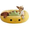imageSquishmallows 20Inch Wendy Frog Pet Bed  Small Ultrasoft Official Squishmallows Plush Pet BedYellow Pineapple