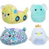 imageSquishville by Original Squishmallows Kai in Boat ampamp Elda in Carriage  Two 2 MiniSquishmallow Orca Whale and Pink Ostrich Plush Plush Boat and Carriage Vehicles  AMAZON EXCLUSIVESerena and Diego