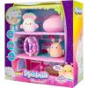 imageSquishville by Original Squishmallows Sweet Shop  Playset with 2Inch Priya The Purple Panda Treszure The Teal Cat ampamp Bistro Table and Chair  Toys for KidsBlue Seas Inn