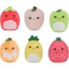imageSquishville by Squishmallows Mini Plush Fruit Squad Six 2quot Soft Minimallow Plush Irresistibly Colorful Fruits Mini Peach Pineapple and WatermelonFruit Squad
