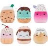 imageSquishville by Squishmallows Mini Plush Fruit Squad Six 2quot Soft Minimallow Plush Irresistibly Colorful Fruits Mini Peach Pineapple and WatermelonSweet Tooth Squad