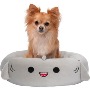 imageSquishmallows 20Inch Wendy Frog Pet Bed  Small Ultrasoft Official Squishmallows Plush Pet BedGray Shark