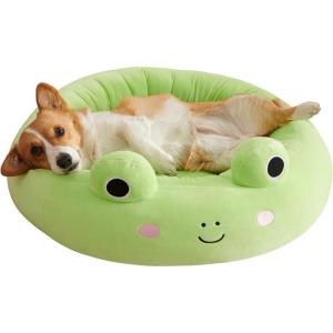 imageSquishmallows 20Inch Wendy Frog Pet Bed  Small Ultrasoft Official Squishmallows Plush Pet BedGreen Frog