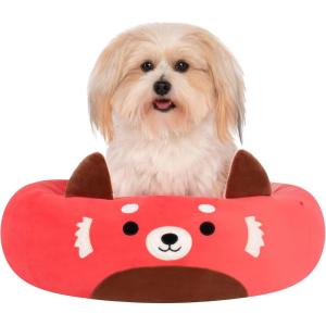 imageSquishmallows 20Inch Wendy Frog Pet Bed  Small Ultrasoft Official Squishmallows Plush Pet BedRed Panda