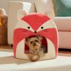 imageSquishmallows Original 16Inch Fifi The Fox Pet Cave  Ultrasoft Official Jazwares Pet Bed for Dogs and Cats