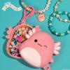 imageSquishmallows Original Archie The Axolotl Bracelet Kit Friendship Bracelet Kit Charm Bracelet Making Kit Gifts for Girls for Boys Craft KitsArchie the Axolotyl