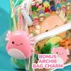 imageSquishmallows Original Archie The Axolotl Bracelet Kit Friendship Bracelet Kit Charm Bracelet Making Kit Gifts for Girls for Boys Craft KitsArchie the Axolotyl