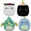imageSquishmallows Original 35Inch Dinosaurs and Sushi Dog Toy 4Pack  Small Ultrasoft Official Plush Pet Toys  Amazon Exclusive