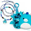 imageSquishmallows Original Archie The Axolotl Bracelet Kit Friendship Bracelet Kit Charm Bracelet Making Kit Gifts for Girls for Boys Craft KitsTatiana the Dragon