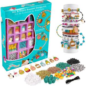 imageFashion Angels Squishmallows Mix ampamp Match Bracelet Design Kit Includes Assortment of Beads Charms ampamp More Makes 10 Projects Squishmallows Character Jewelry for Kids Teen Girls ampamp Boys