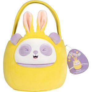 imageSquishmallows Original 12in Penny the Purple and White Panda Egg Hunt Basket  Ultrasoft Official Jazwares Plush AccessoryPurple  White Panda