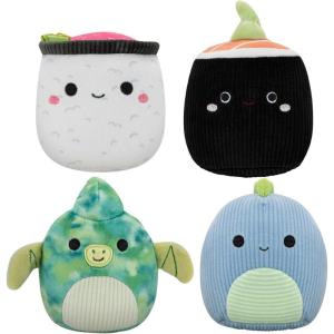 imageSquishmallows Original 35Inch Dinosaurs and Sushi Dog Toy 4Pack  Small Ultrasoft Official Plush Pet Toys  Amazon Exclusive