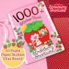 imageOriginal Squishmallows 2000 One of a Kind Sticker Book 43 Sticker Sheets Kawaii Squishmallows Stickers for Water Bottle Notebooks Party Favor Bags Cute Stickers ampamp Sticker Books for Kids Ages 48Strawberry Shortcake