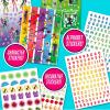 imageOriginal Squishmallows 2000 One of a Kind Sticker Book 43 Sticker Sheets Kawaii Squishmallows Stickers for Water Bottle Notebooks Party Favor Bags Cute Stickers ampamp Sticker Books for Kids Ages 48Miraculous