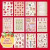 imageOriginal Squishmallows 2000 One of a Kind Sticker Book 43 Sticker Sheets Kawaii Squishmallows Stickers for Water Bottle Notebooks Party Favor Bags Cute Stickers ampamp Sticker Books for Kids Ages 48Strawberry Shortcake