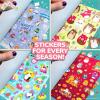 imageOriginal Squishmallows 2000 One of a Kind Sticker Book 43 Sticker Sheets Kawaii Squishmallows Stickers for Water Bottle Notebooks Party Favor Bags Cute Stickers ampamp Sticker Books for Kids Ages 48Squishmallow
